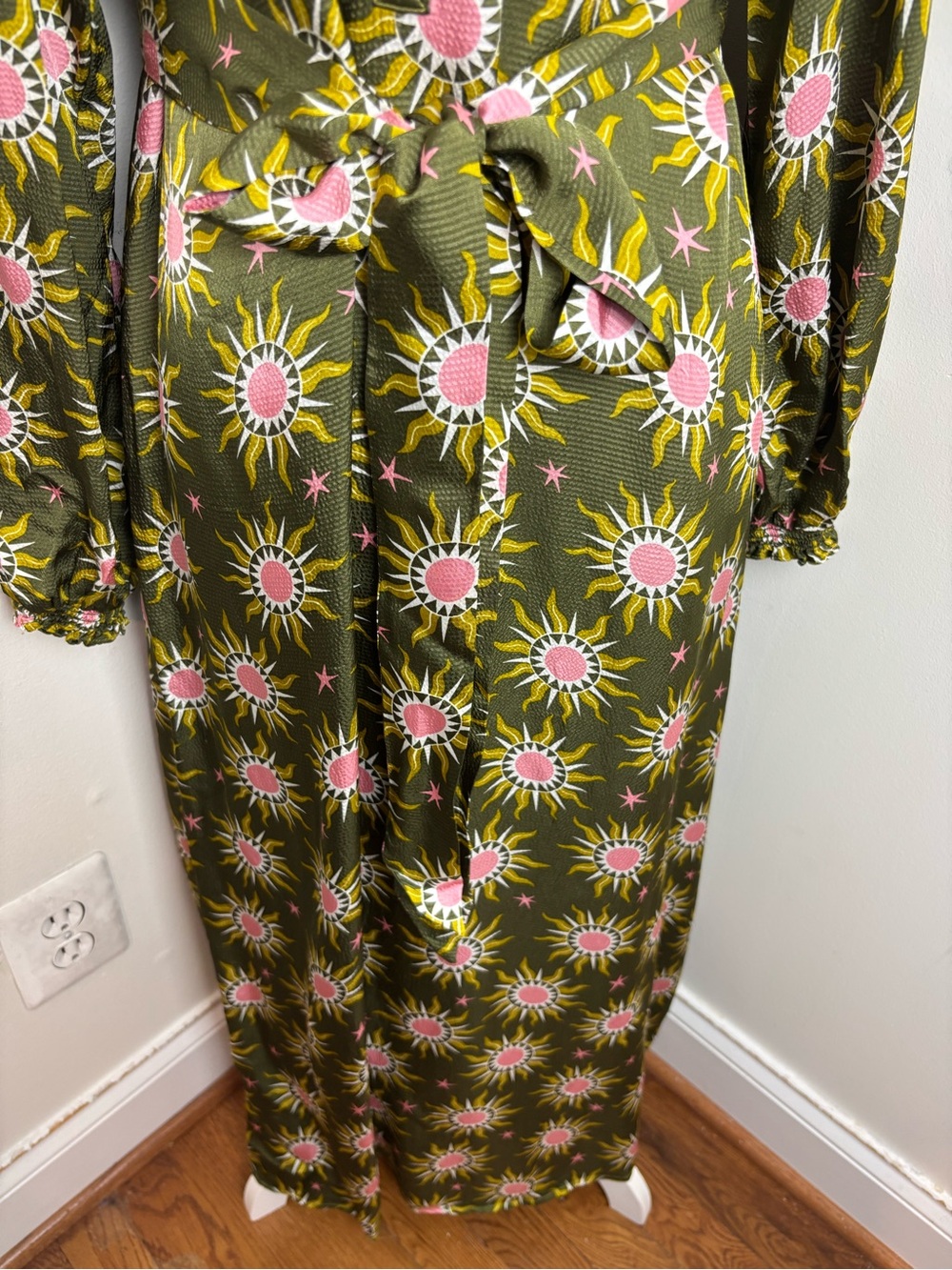 Boden Jasmine Satin Midi Shirt Dress Size 14R - Picture 7 of 11